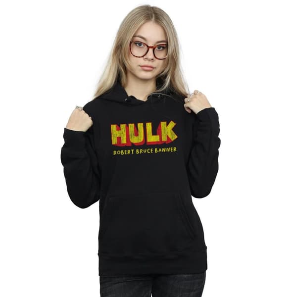 Marvel Womens/Ladies Hulk AKA Robert Bruce Banner Hoodie