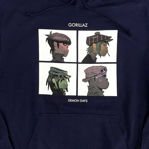 Gorillaz Unisex Adult Demon Days Hoodie