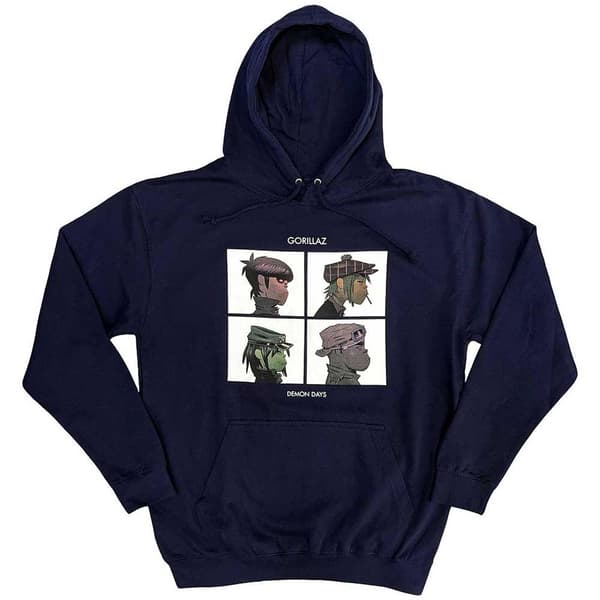 Gorillaz Unisex Adult Demon Days Hoodie