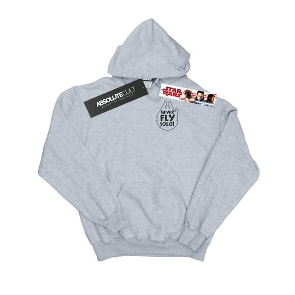 Star Wars Kvinnor/Damer Never Fly Solo Hoodie