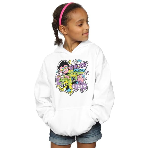 DC Comics Girls Teen Titans Go Knock Knock Hoodie