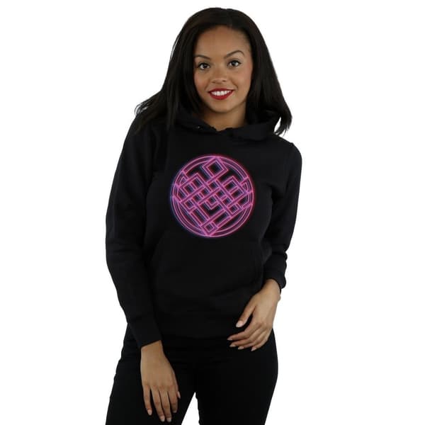 Marvel Kvinnor/Ladies Shang-Chi And The Legend Of The Ten Rings Neon Icon Hoodie