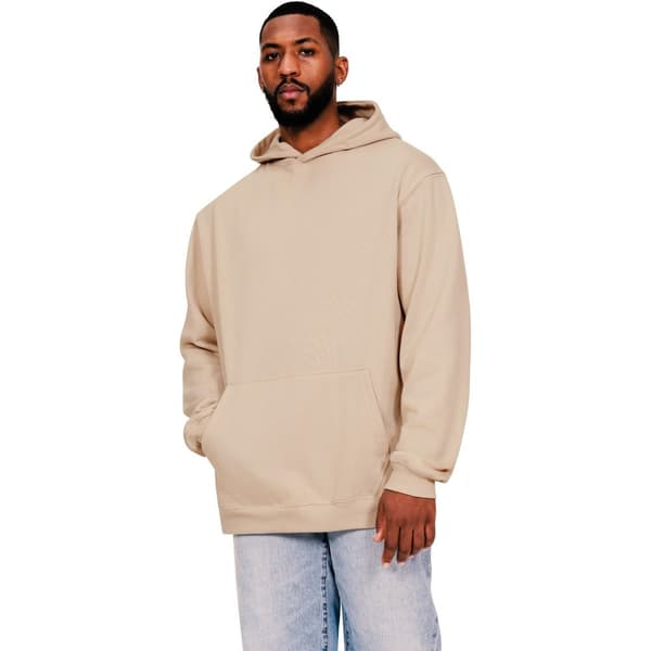 Casual Classics Mens Ringspun Cotton Tall Oversized Hoodie Sand M
