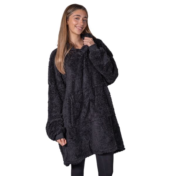 Ribbon Unisex Adult Teddy Fleece Oversized Hoodie