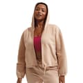 Miniatyrbillede 3 af 3: TriDri Womens/Ladies Recycled Cropped Oversized Full Zip Hoodie