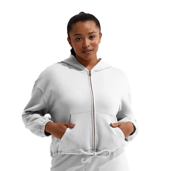 TriDri Womens/Ladies Recycled Cropped Oversized Full Zip Hoodie