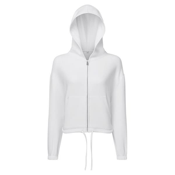 TriDri Womens/Ladies Recycled Cropped Oversized Full Zip Hoodie