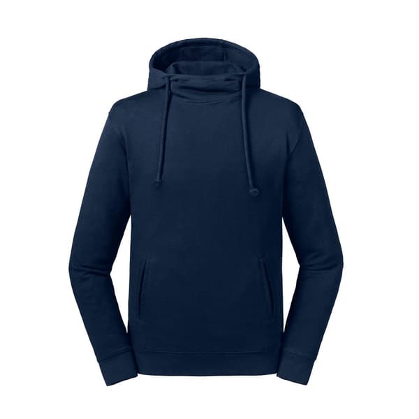 Russell Unisex Adult Organic Hoodie French Navy XS