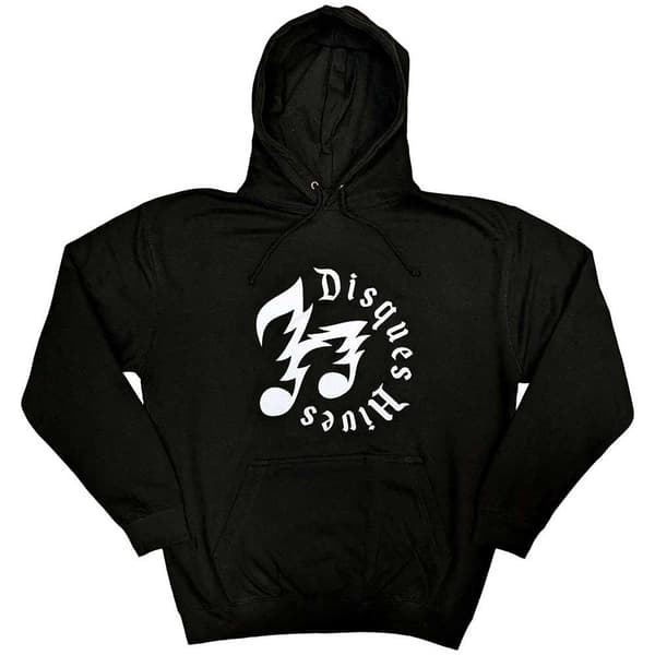 The Hives Unisex Adult Disques Hoodie Black M