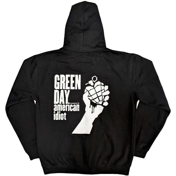 Green Day Unisex vuxen American Idiot The Musical Hoodie med hel dragkedja