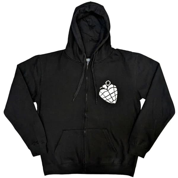 Green Day Unisex vuxen American Idiot The Musical Hoodie med hel dragkedja Black XXL