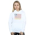 Miniatyrbilde 2 av 3: Woodstock Womens/Ladies Distressed Flag Hoodie