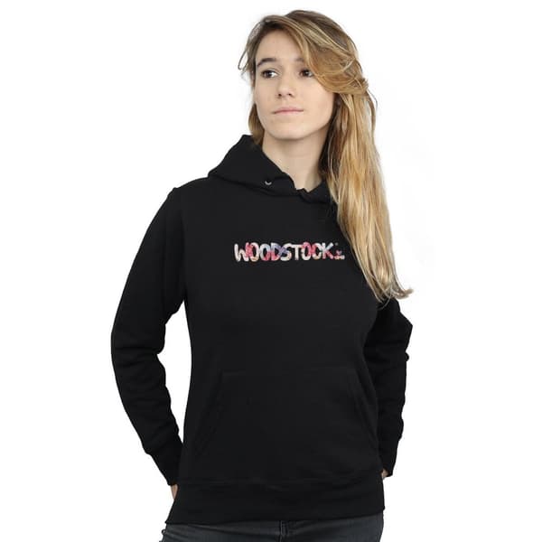 Woodstock Womens/Ladies Logo Floral Hoodie