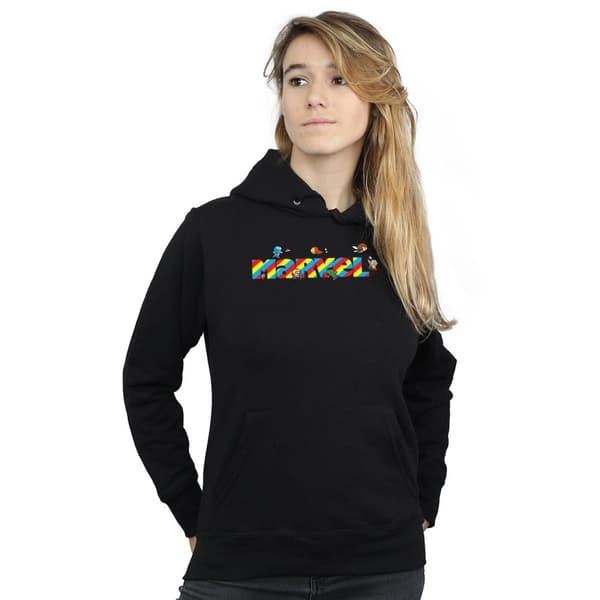 Marvel Womens/Ladies Kawaii Marvel Stripes Hoodie