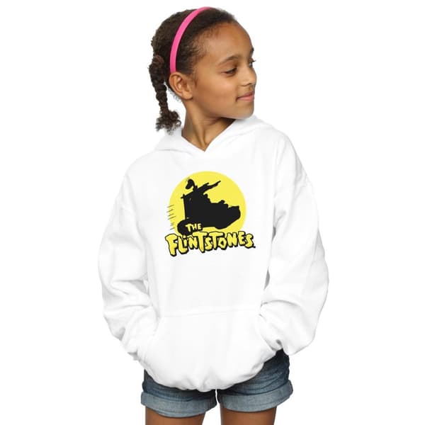 The Flintstones Girls Car Silhouette Hoodie