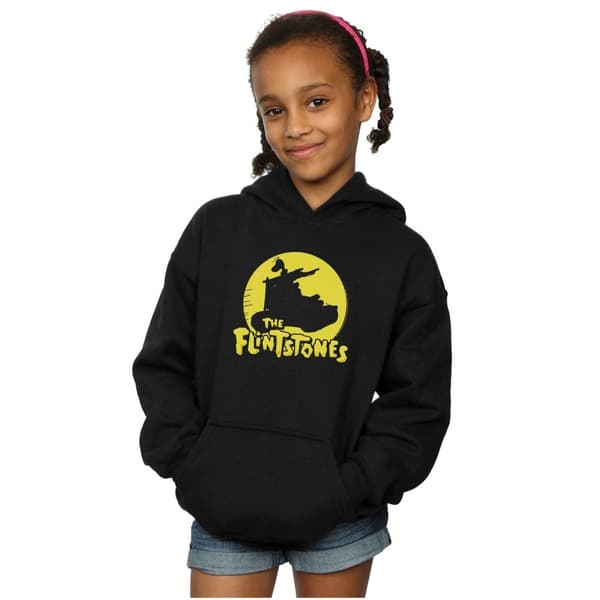 The Flintstones Girls Car Silhouette Hoodie