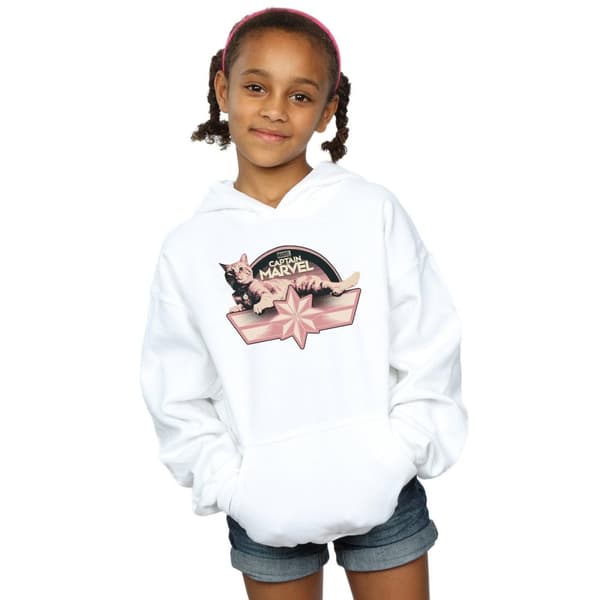 Marvel Girls Captain Marvel Chillin Goose Hoodie