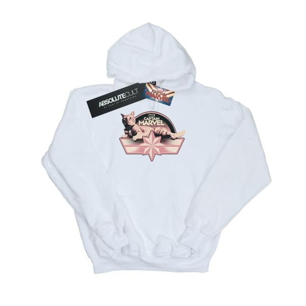 Marvel Girls Captain Marvel Chillin Goose Hoodie
