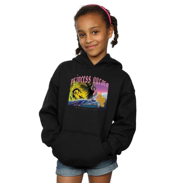 Disney Törnrosa och Maleficent-hoodie för flickor