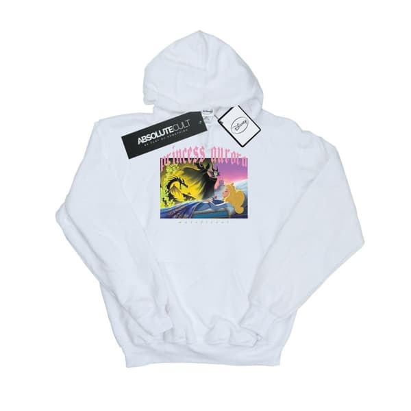 Disney Törnrosa och Maleficent-hoodie för flickor White 7-8 Years