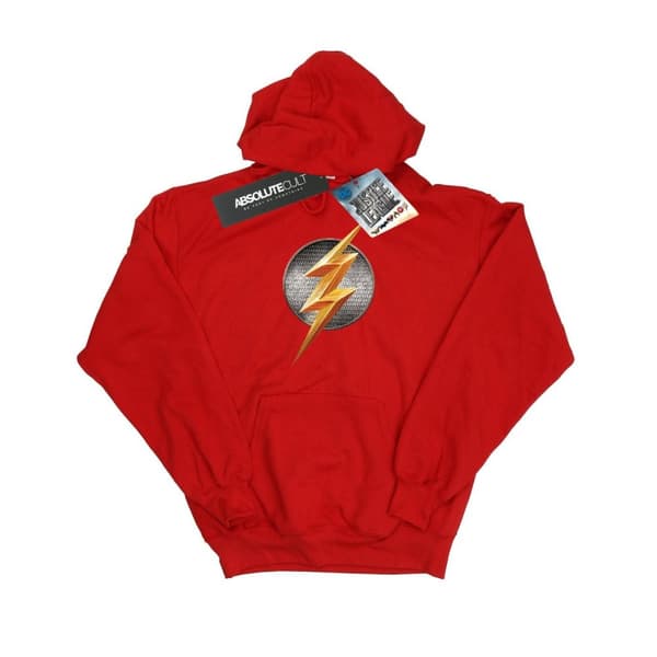 DC Comics Justice League Movie Flash Emblem-hoodie för pojkar