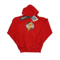 Miniatyrbild 1 av 5: DC Comics Justice League Movie Flash Emblem-hoodie för pojkar