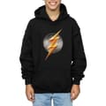 Miniatyrbild 3 av 5: DC Comics Justice League Movie Flash Emblem-hoodie för pojkar