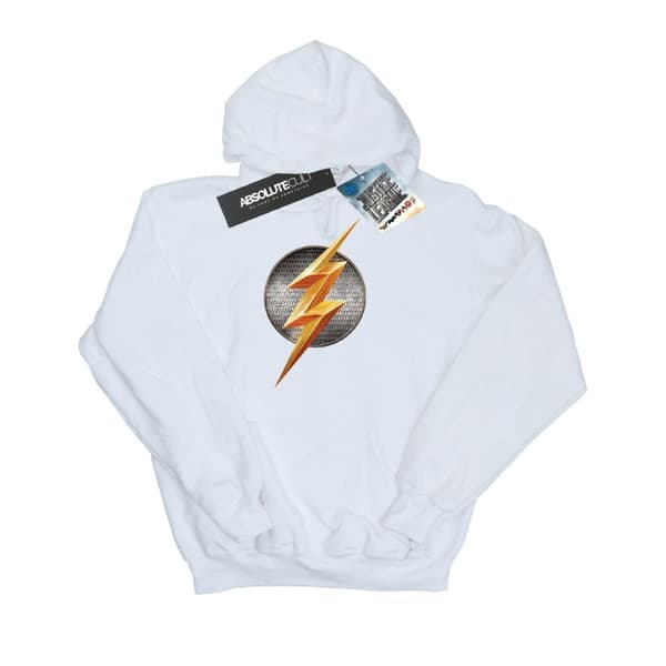 DC Comics Justice League Movie Flash Emblem-hoodie för pojkar
