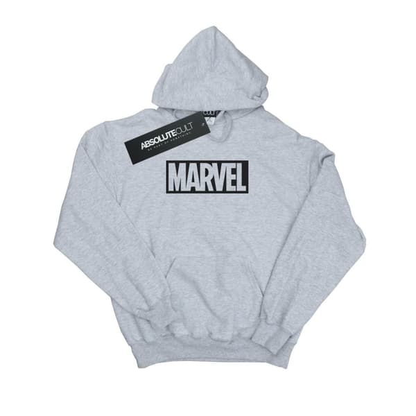 Marvel Boys Logo Outline Hoodie