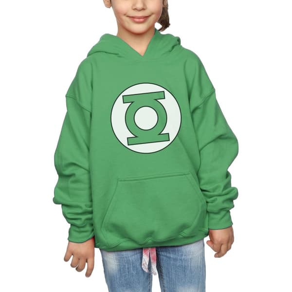 DC Comics Huvtröja med Green Lantern-logga för flickor