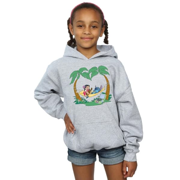 Disney Lilo And Stitch Play Some Music-hoodie för flickor