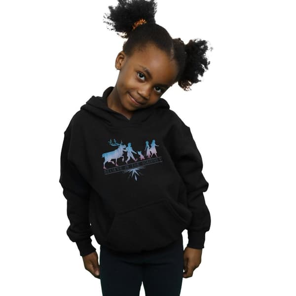 Disney Girls Frozen 2 Believe In The Journey Silhouette Hoodie