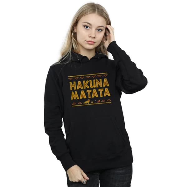 Disney Lejonkungen Hakuna Matata-hoodie för damer/kvinnor