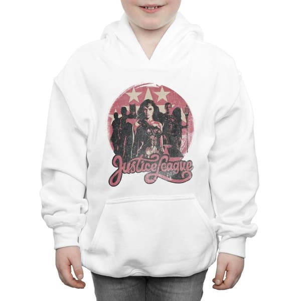 DC Comics Boys Justice League Movie Group Pose Hoodie