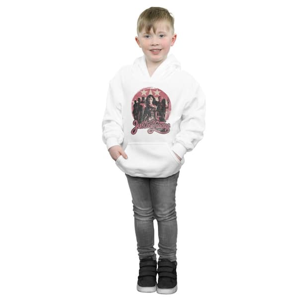 DC Comics Boys Justice League Movie Group Pose Hoodie