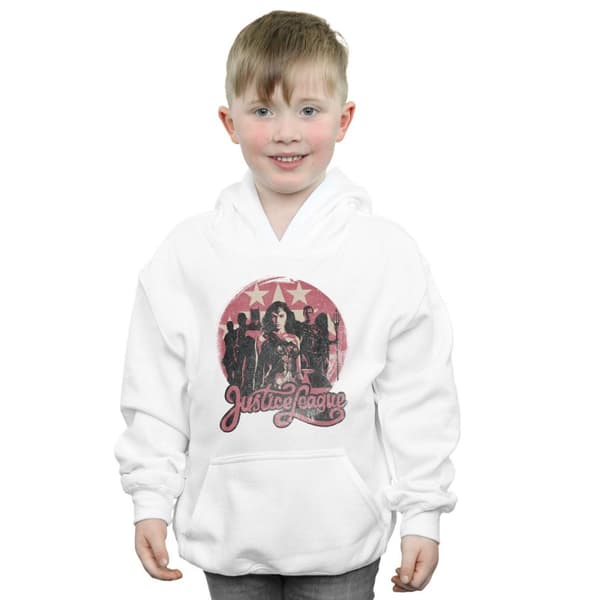 DC Comics Boys Justice League Movie Group Pose Hoodie