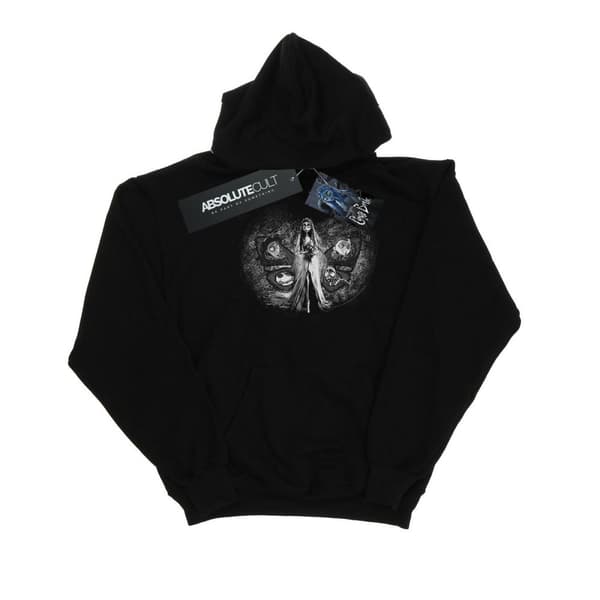 Corpse Bride Kvinnor/Ladies Love Triangle Hoodie Black M