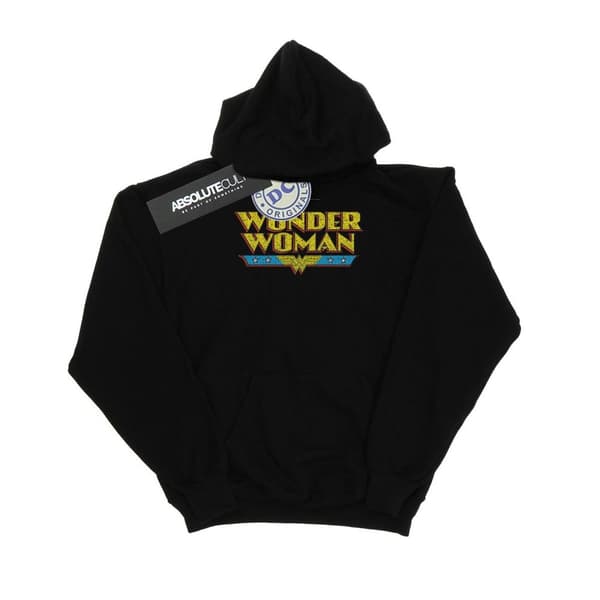 DC Comics Boys Wonder Woman Crackle Logo Hoodie