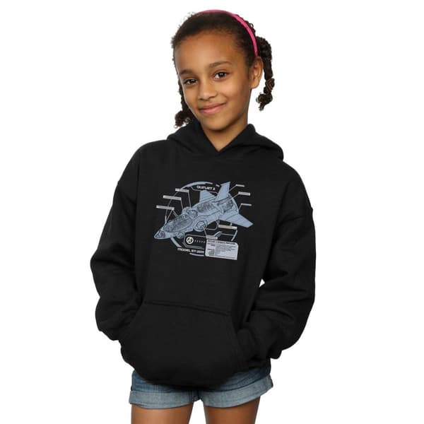 Marvel Girls The Avengers Quinjet Breakdown Hoodie