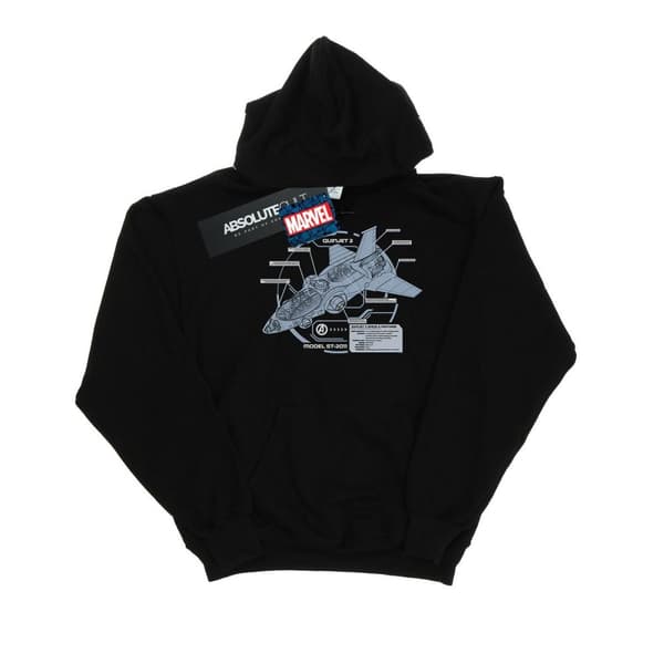 Marvel Girls The Avengers Quinjet Breakdown Hoodie