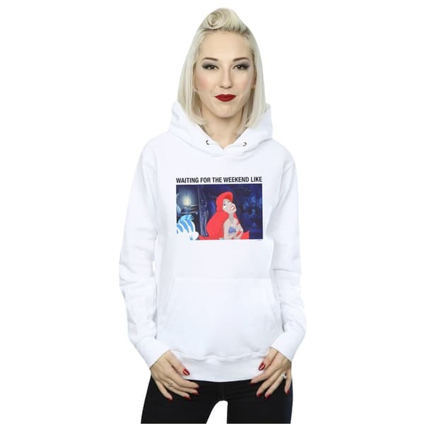Disney Dam/Lady Den lilla sjöjungfrun väntar på helgen Hoodie