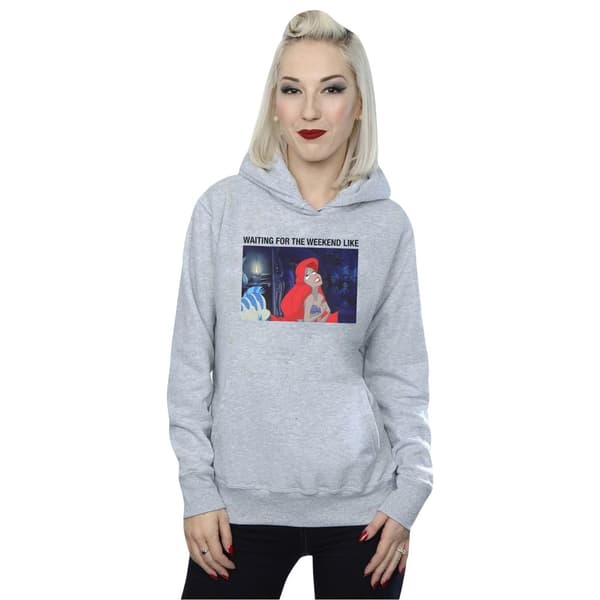 Disney Dam/Lady Den lilla sjöjungfrun väntar på helgen Hoodie