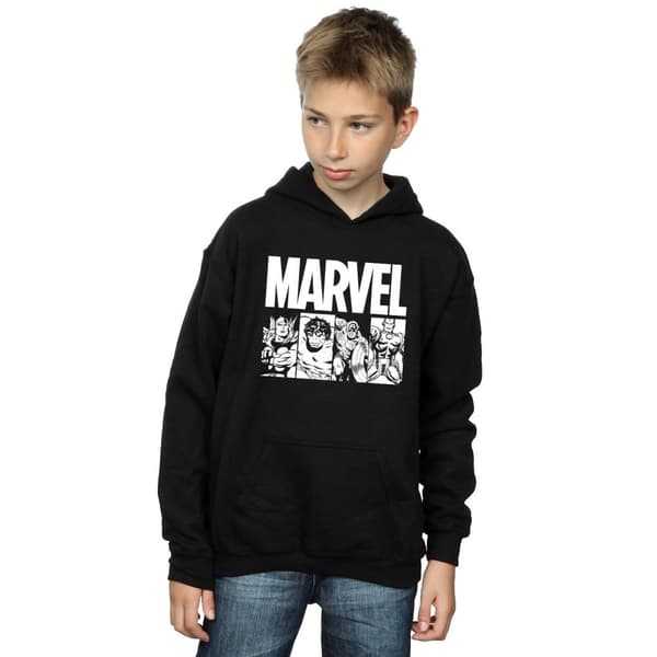 Marvel Boys Comics Action Tiles-hoodie
