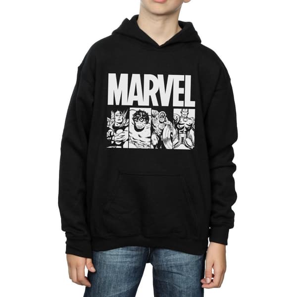Marvel Boys Comics Action Tiles-hoodie