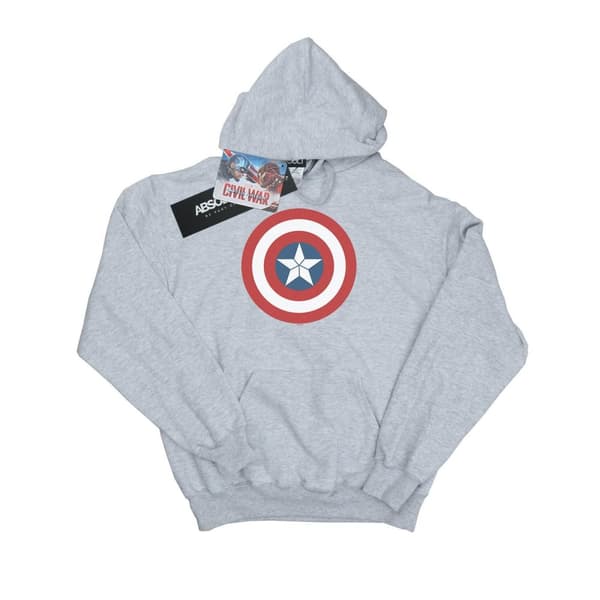 Marvel Boys Captain America Civil War Shield Hoodie