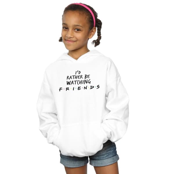 Friends Girls Rather Be Watching Hoodie