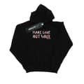 Pikkukuva 1 / 3: Woodstock Girls Make Love Not War Floral Hoodie