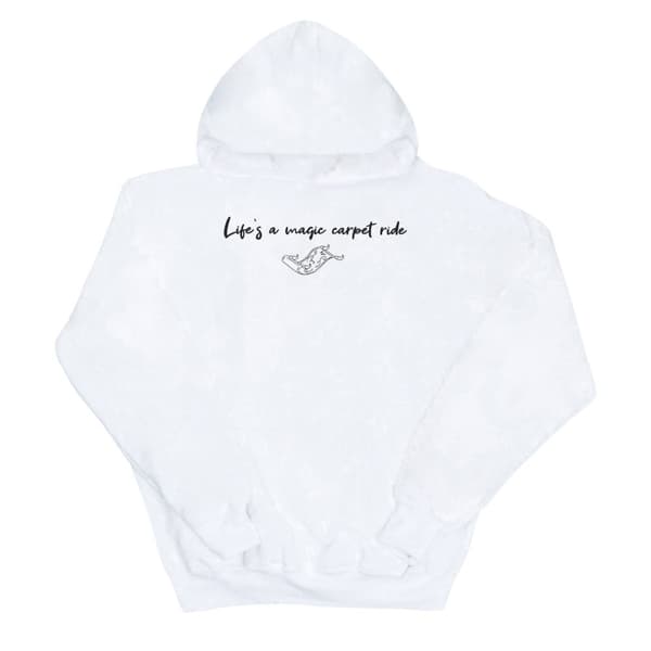 Disney Girls Aladdin Livet är en magisk mattfärd Hoodie White 5-6 Years