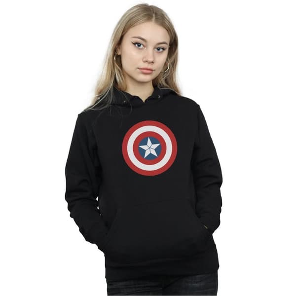 Marvel Kapuschongtröja - dam/dam Captain America Civil War Shield