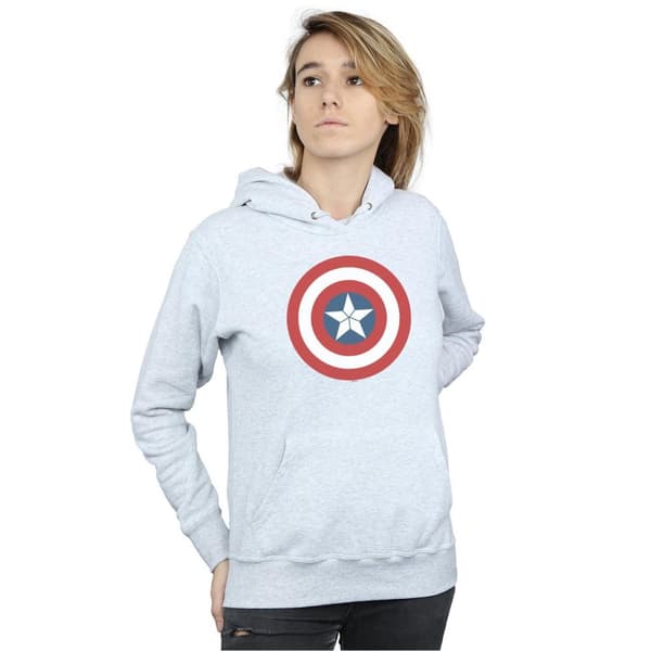 Marvel Womens/Ladies Captain America Civil War Shield Hoodie